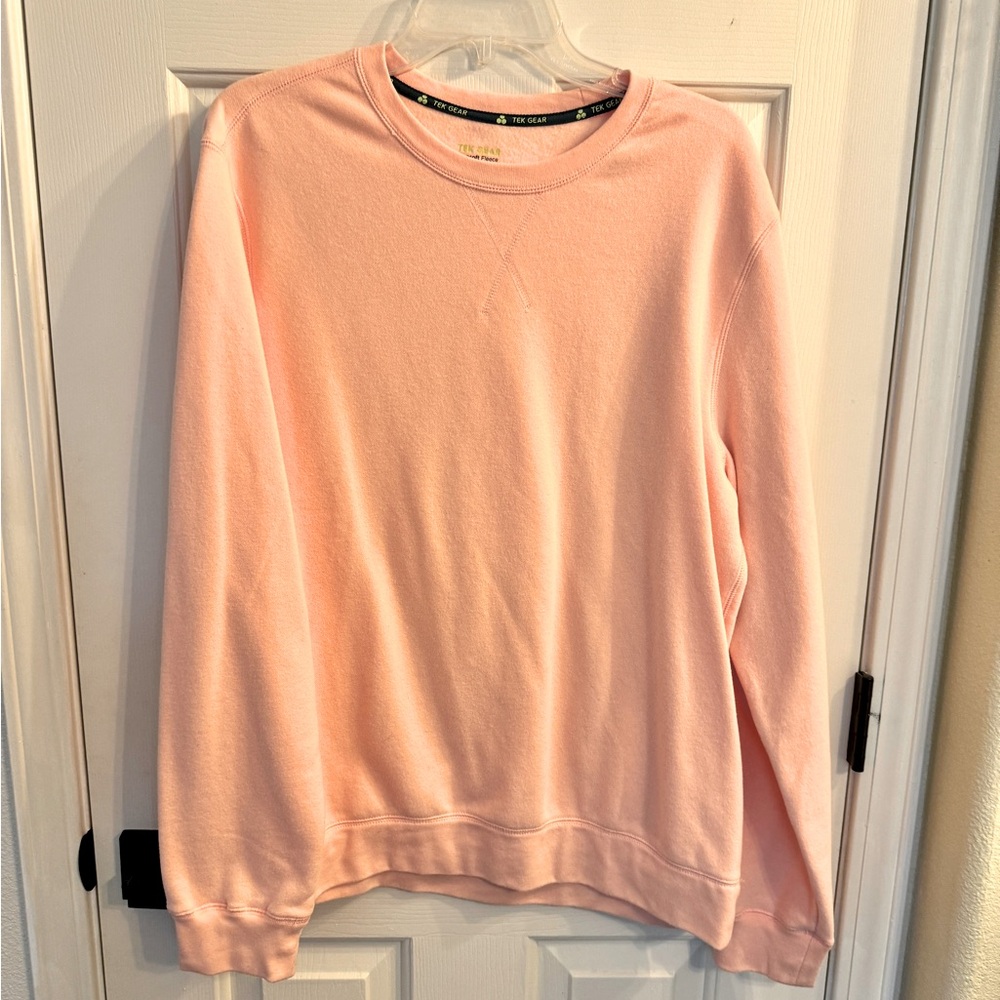 Pink oversized soft sweatshirt